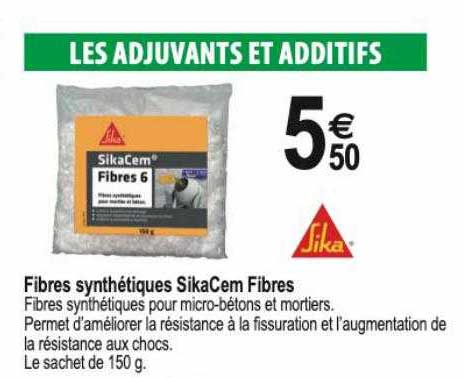 fibres synthétiques sikaCem fibres