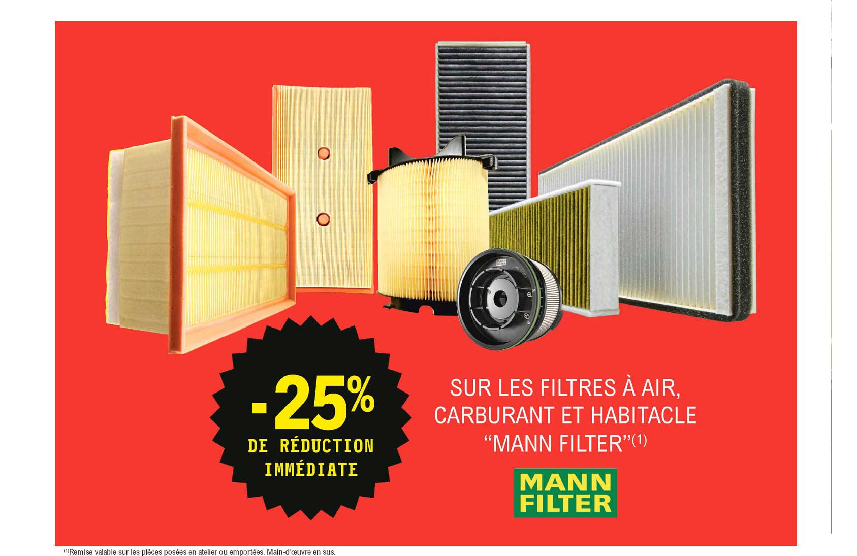 Filtres à Air, Carburant Et Habitacle "mann Filter"