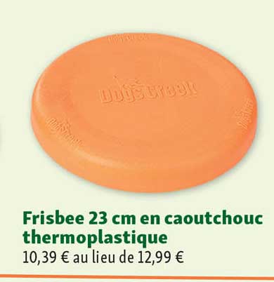 frisbee 23 cm en caoutchouc thermoplastique