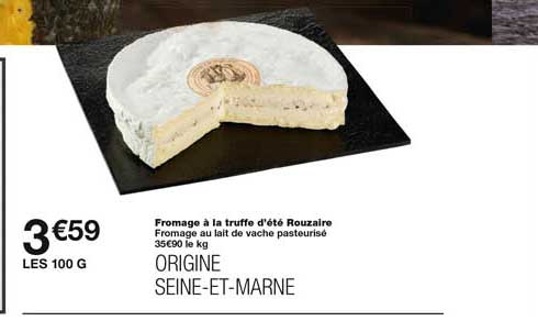 Fromage à Truffe D'été Rouzaire