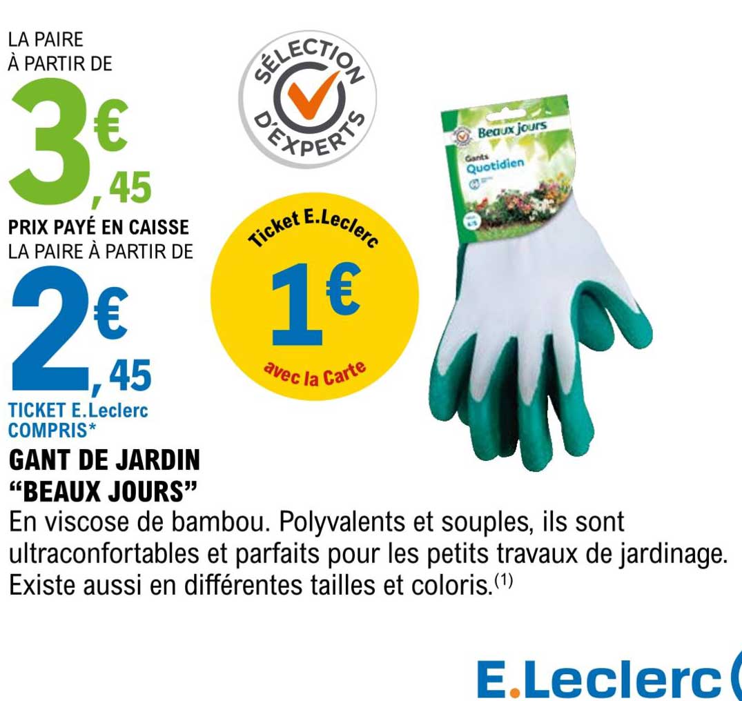 gant de jardin "beaux jours"