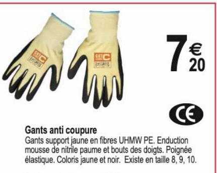 gants anti coupure
