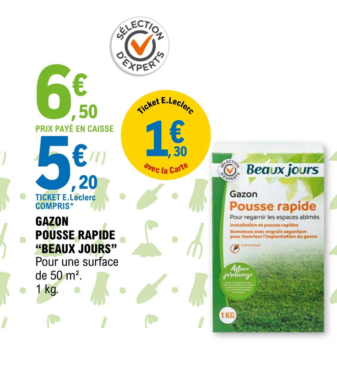 gazon pousse rapide "beaux jours"