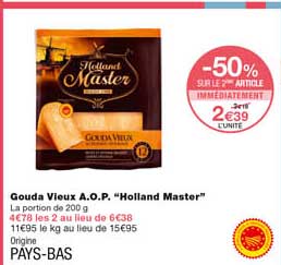 gouda vieux a.o.p. "holland master"