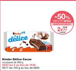 Kinder Délice Cacao