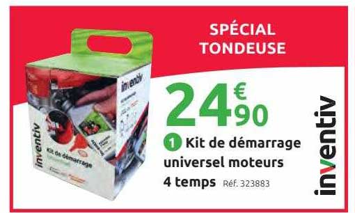 kit de démarrage universel moteurs 4 temps inventiv