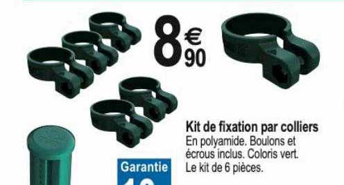 kit de fixation par colliers
