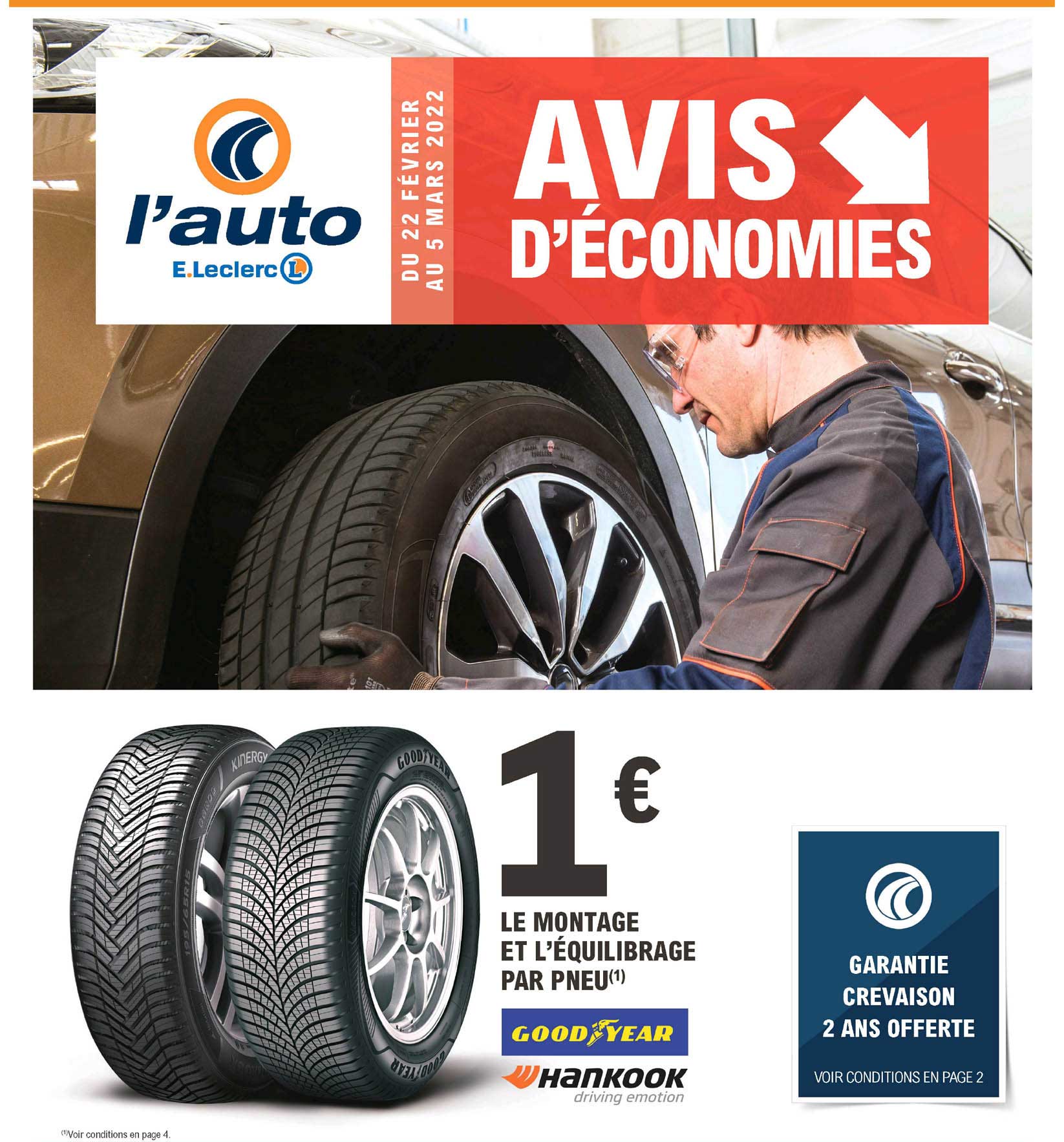 le montage et l'équilibrage par pneu good year