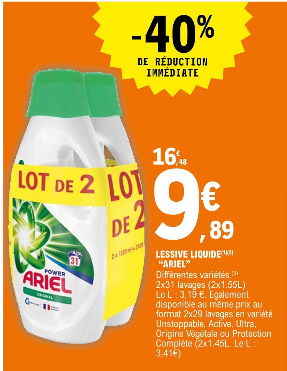 Lessive Liquide "ariel"