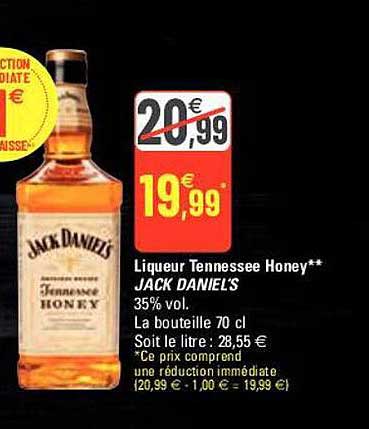 liqueur tennessee honey jack daniel's