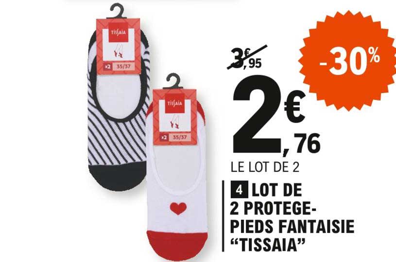 lot de 2 protège-pieds fantaisie "tissaia"