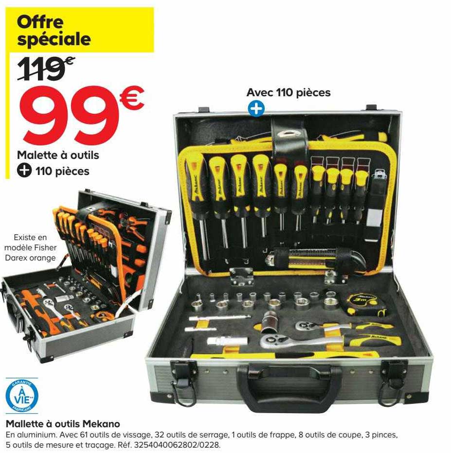 mallette à outils mekano