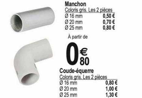 Manchon, Coude-équerre