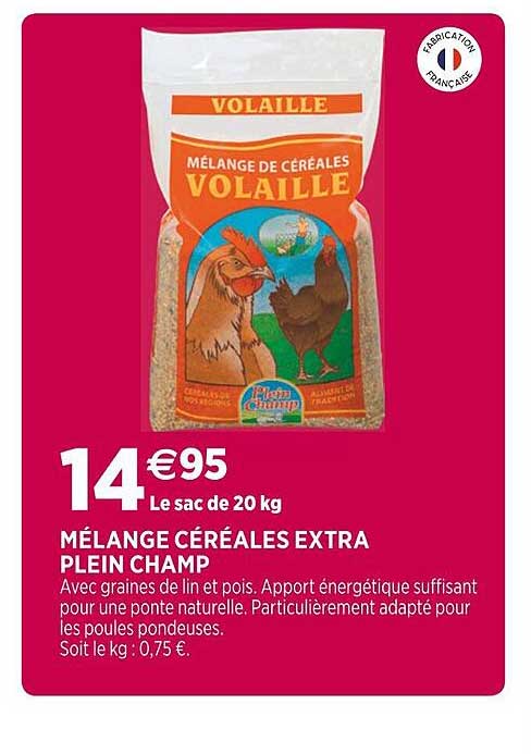 mélange céréales extra plein champ