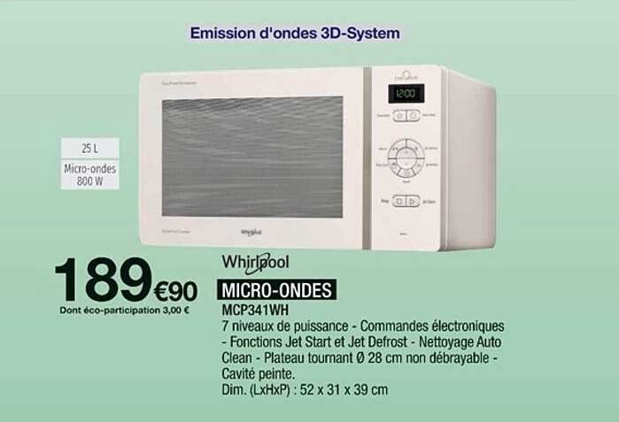micro-ondes whirlpool