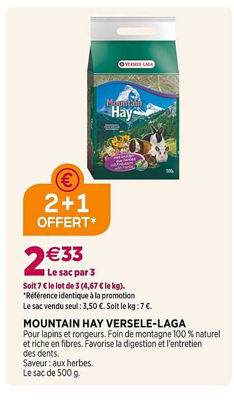 moutain hay versele-laga