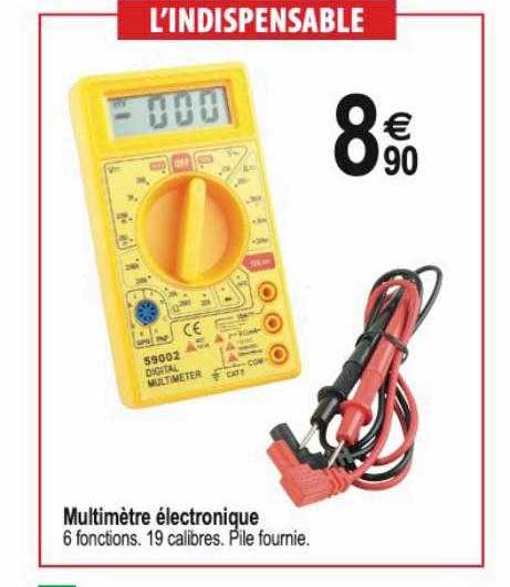 Multimètre électronique