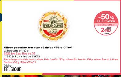 olives pecorino tomates séchées "père olive"
