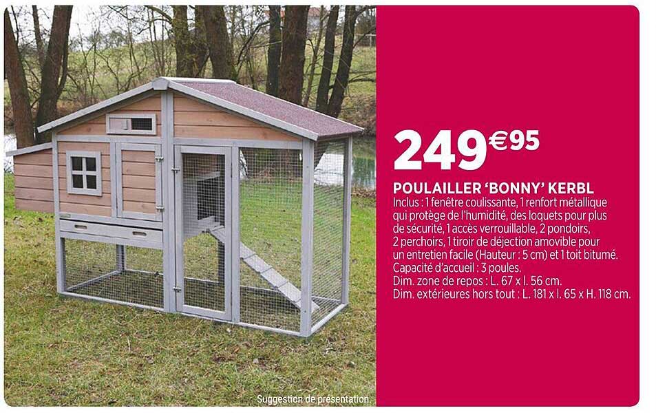 poulailler "bonny" kerbl