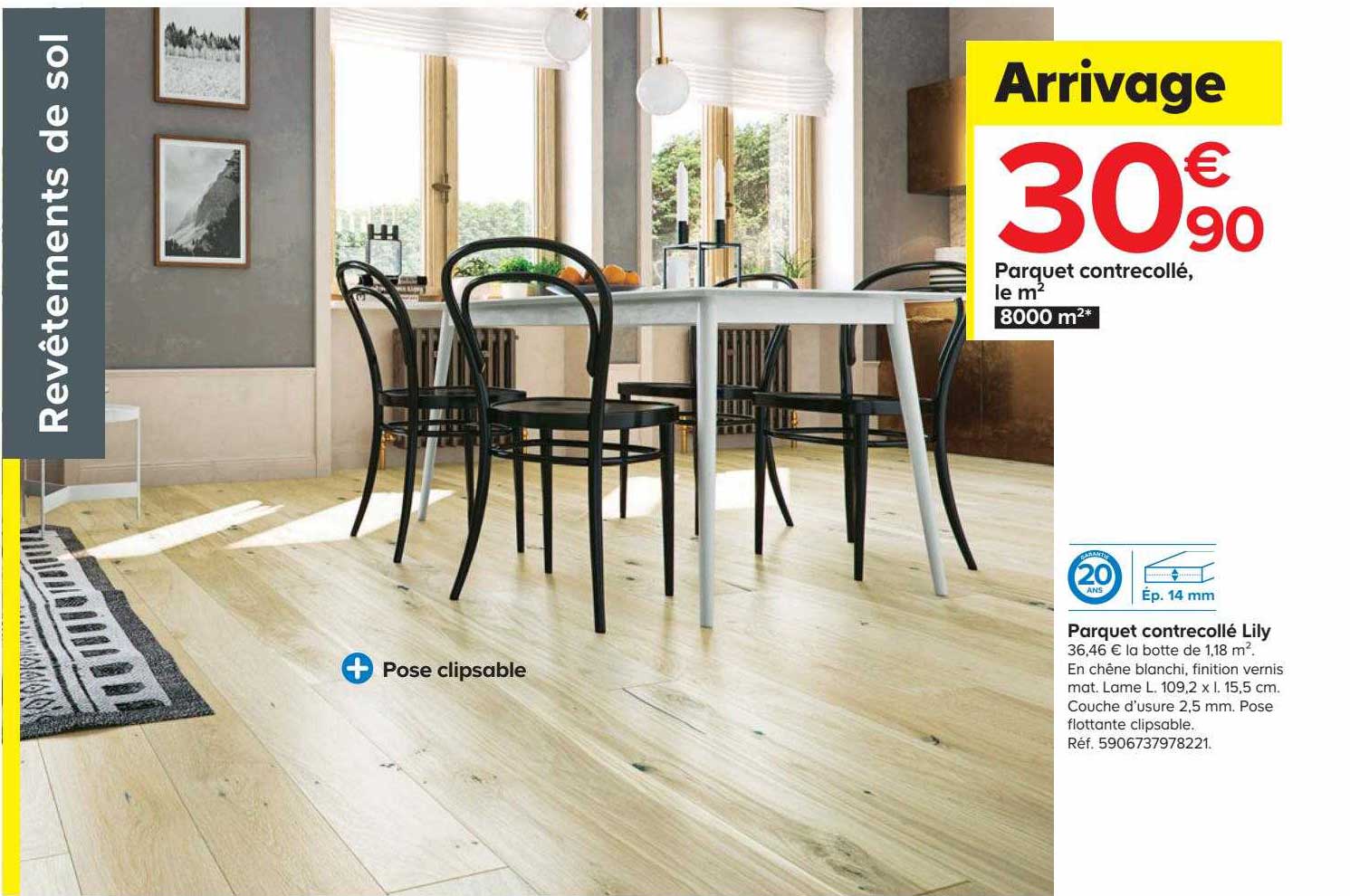 Parquet Contrecollé Lily