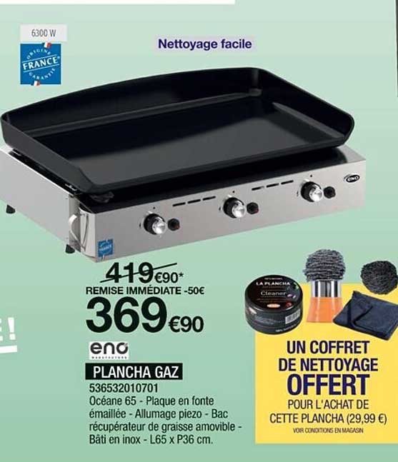 plancha gaz eno