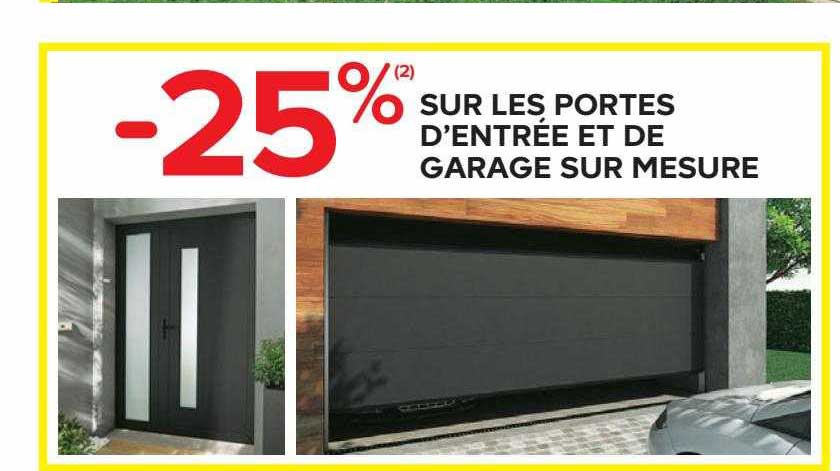 portes d'entrée et garage sur mesure