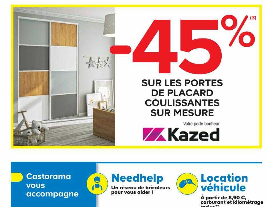 portes de placard coulissantes sur mesure kazed