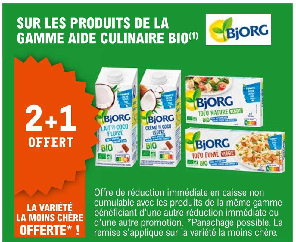 produits de la gamme aide culinaire bio