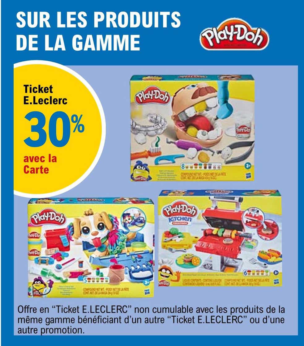 produits de la  gamme play-doh