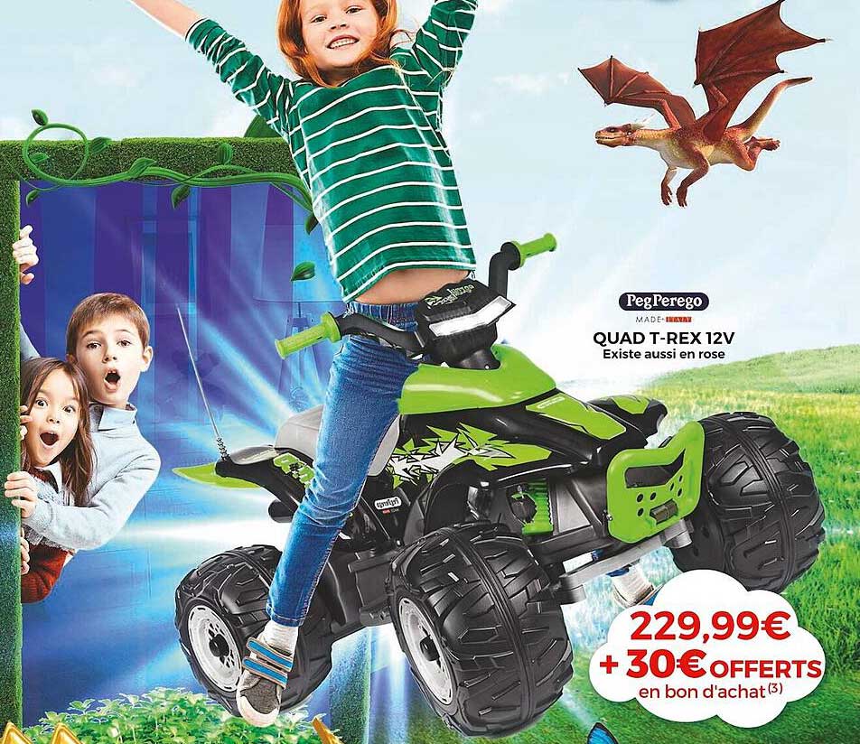 quad t-rex 12v pegPerego