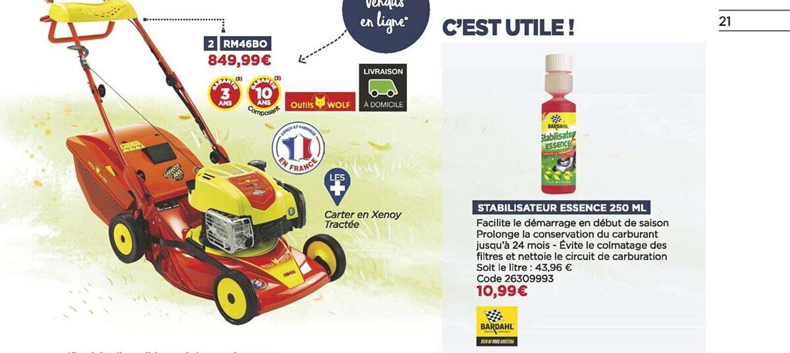 rm46bo, stabilisateur essence 250 ml bardahl