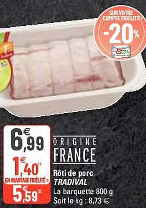 Rôti De Porc Tradival