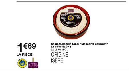 saint-marcellin i.g.p. "monoprix gourmet"