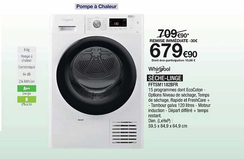 sèche-linge whirlpool
