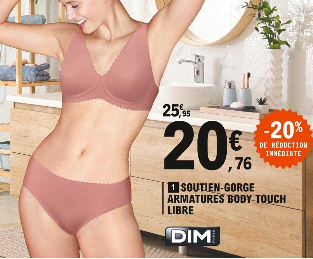 soutien-gorge armatures body touch libre dim