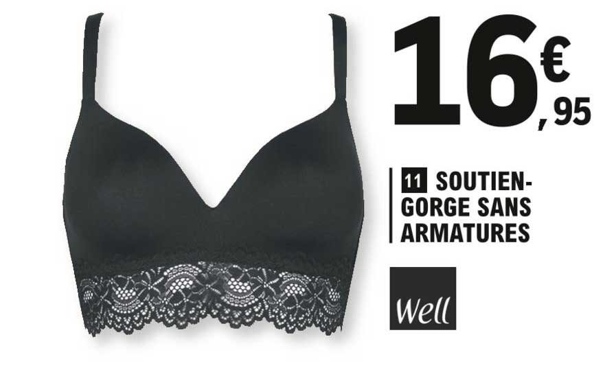 soutien-gorge sans armatures well