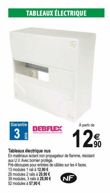 tableaux électrique nus debflex