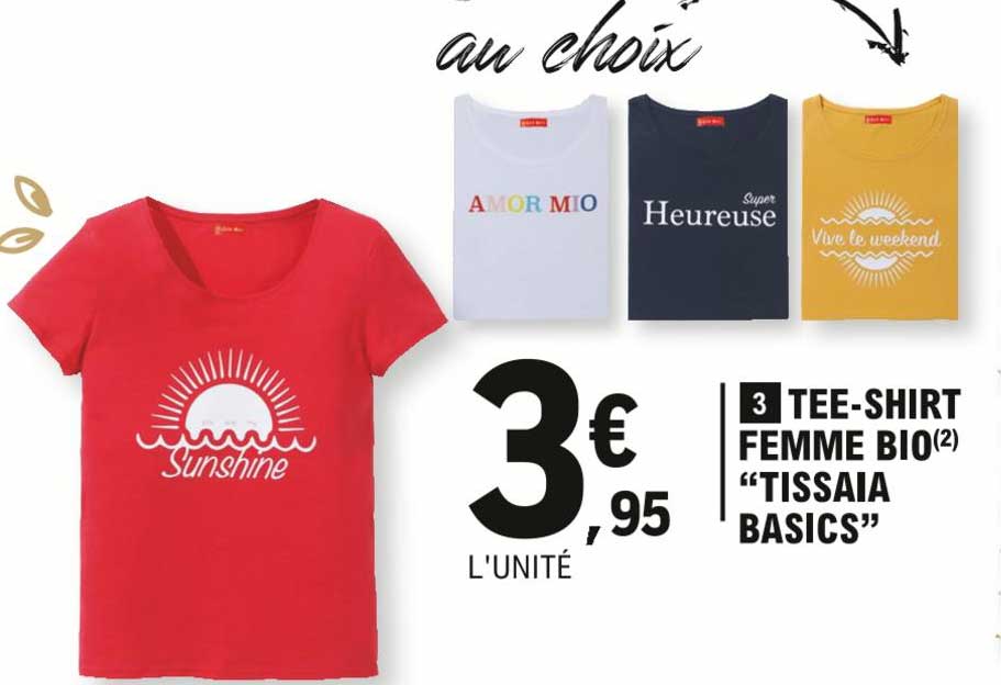 tee-shirt femme bio "tissaia basics"