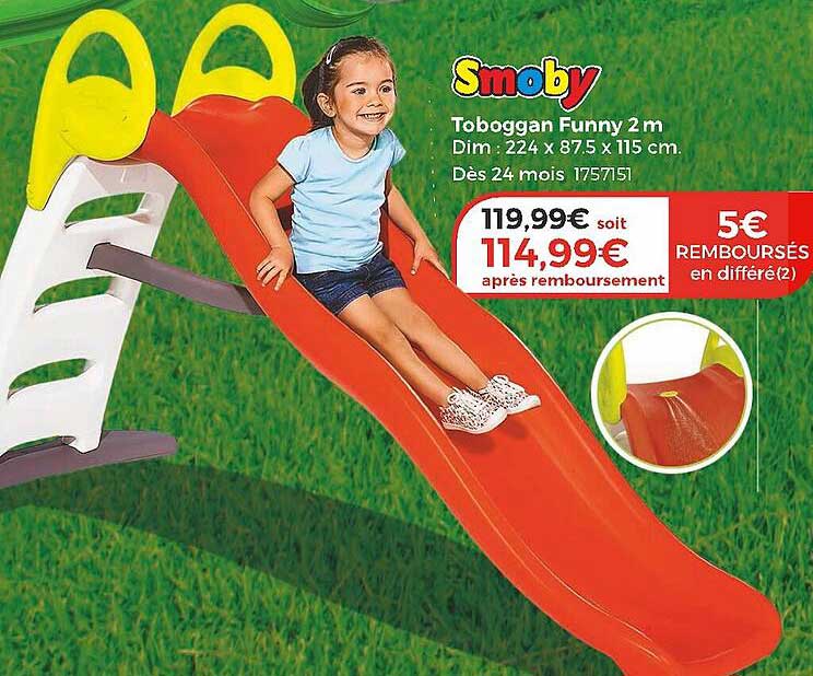 Toboggan Funny 2 M Smoby