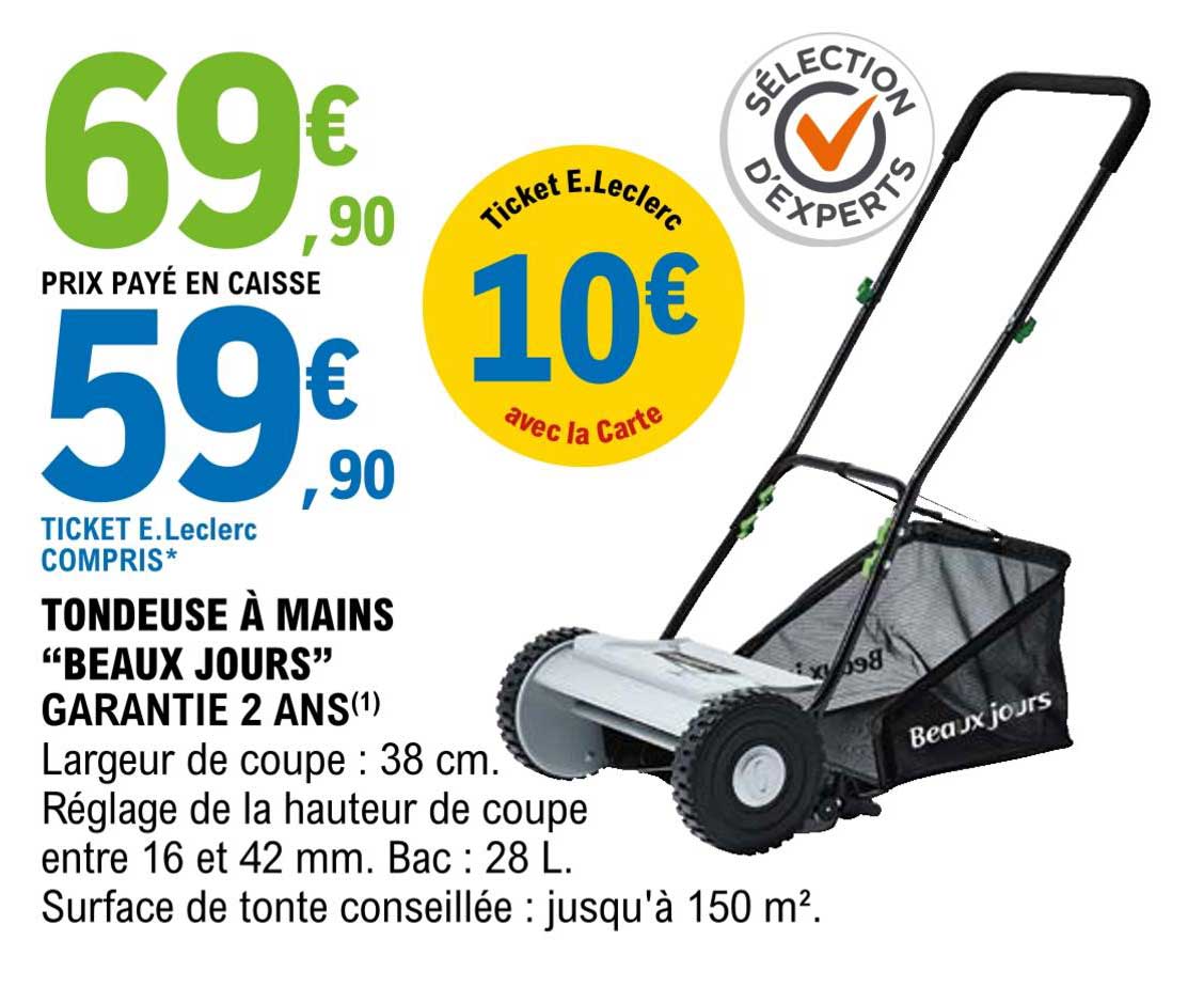 tondeuse à mains "beaux jours"