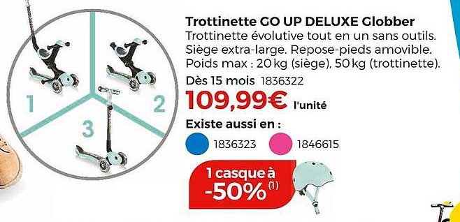 Trottinette Go Up Deluxe Globber