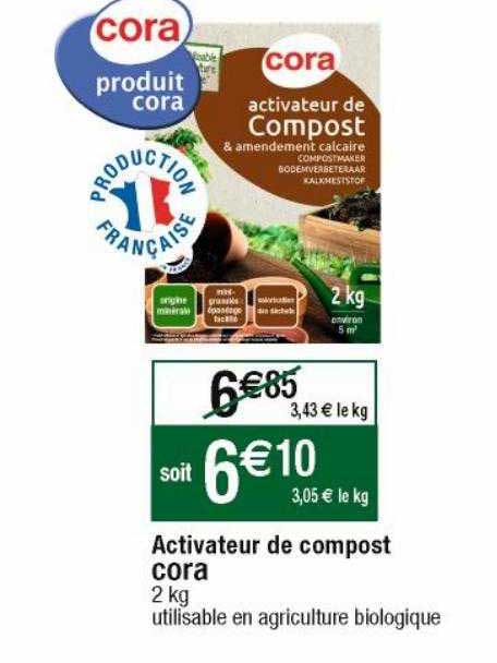 activateur de compost cora