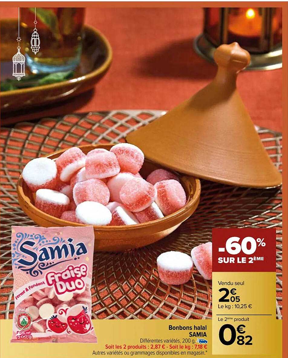 Bonbons Halal Samia