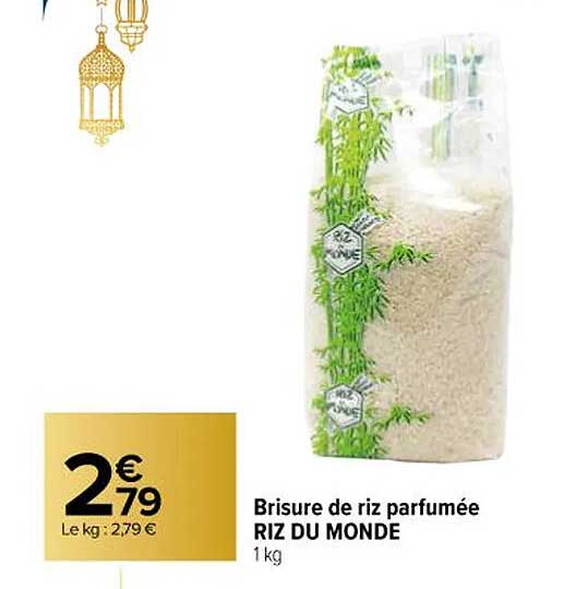 brisure de riz parfumée riz du monde