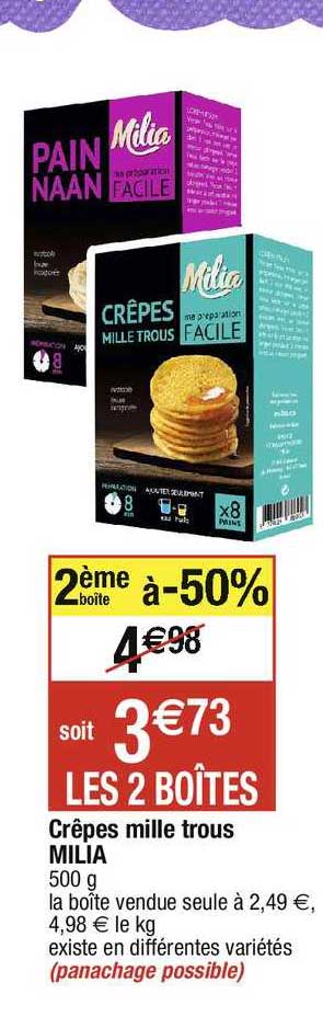 crêpes mille trous milia