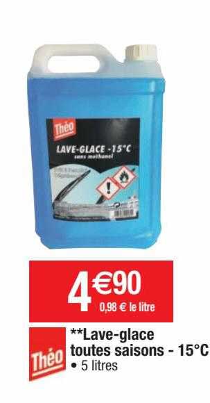 lave-glace toutes saisons -15°c théo