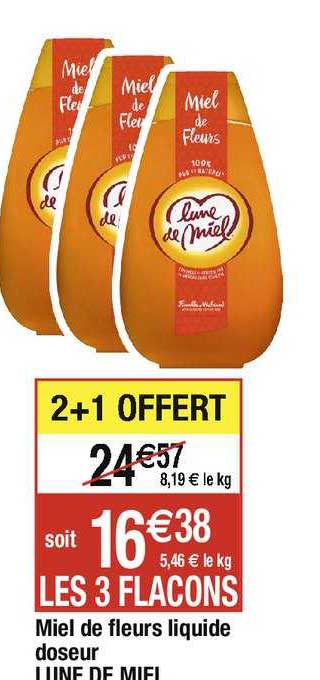 Miel De Fleurs Liquide Doseur Lune De Miel