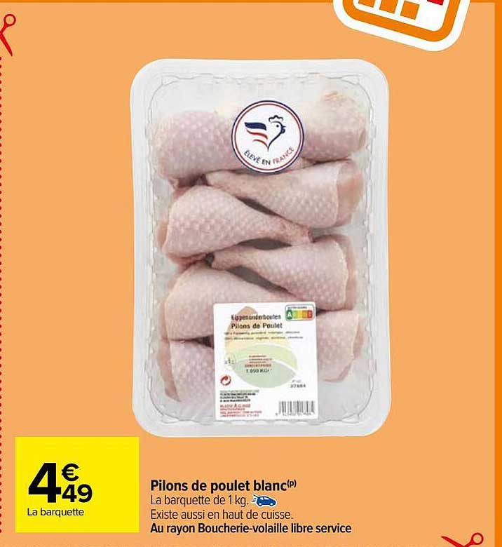 Pilons De Poulet Blanc
