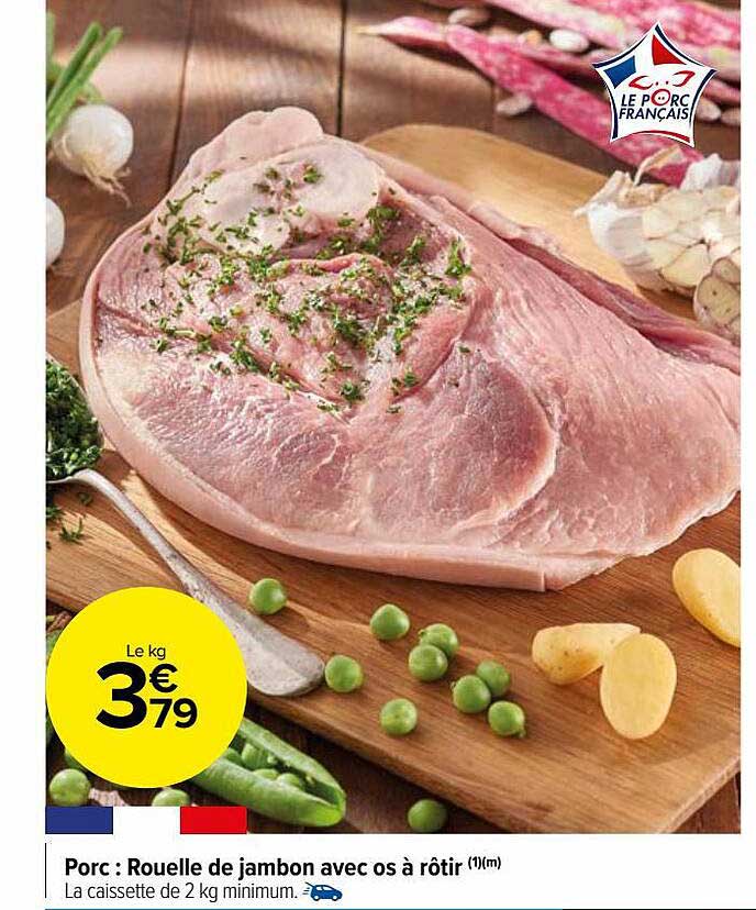 Porc : Rouelle De Jambon Avec Os à Rôtir