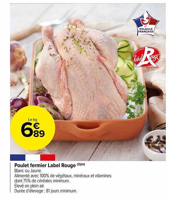 Poulet Fermier Label Rouge